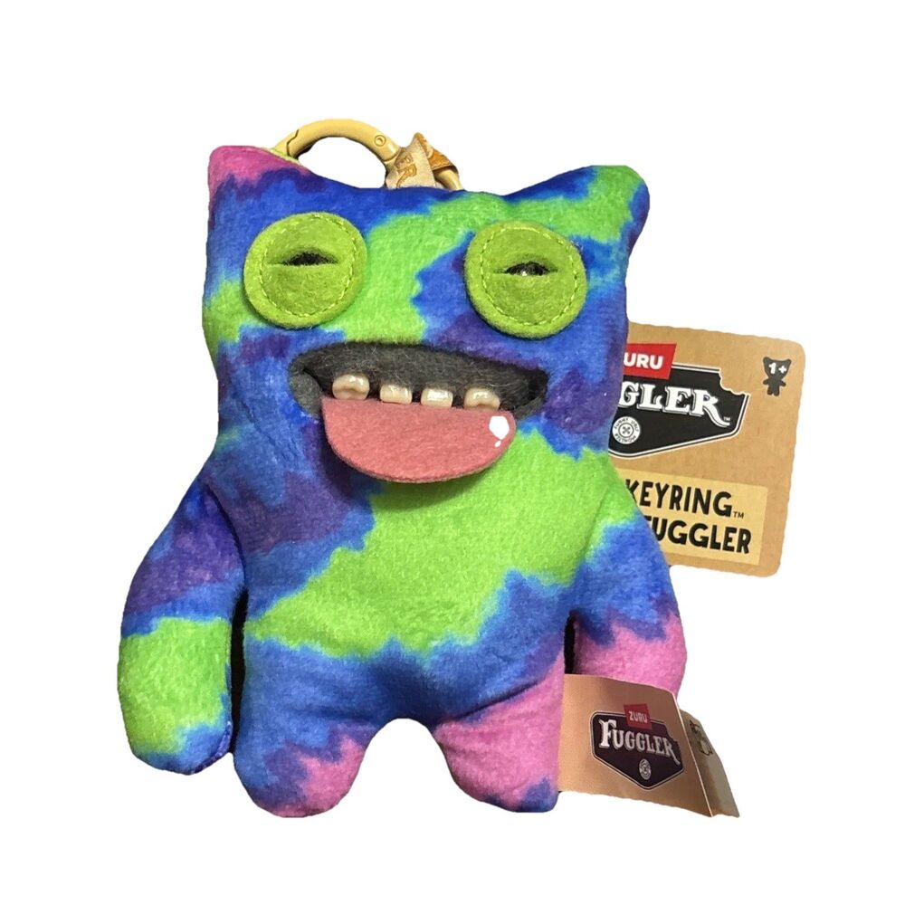 🔥 FUGGLER SIR BELCH Keyring Plush 5” Funny Ugly Monster EUC! 🔥